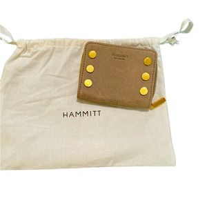 Hammitt leather wallet taupe color never used